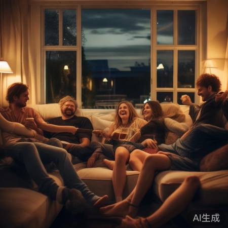 周末沙发惬意时光