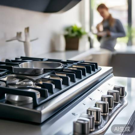 选择哒哒声小燃气灶，看点火器和