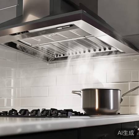 安装后试抽测试，确保排烟顺畅。