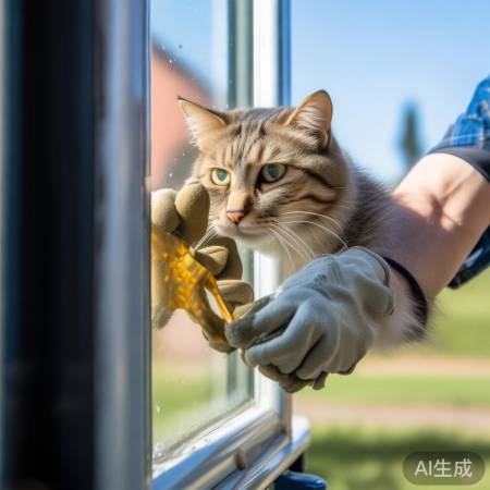 拆猫眼要小心，白天操作安全