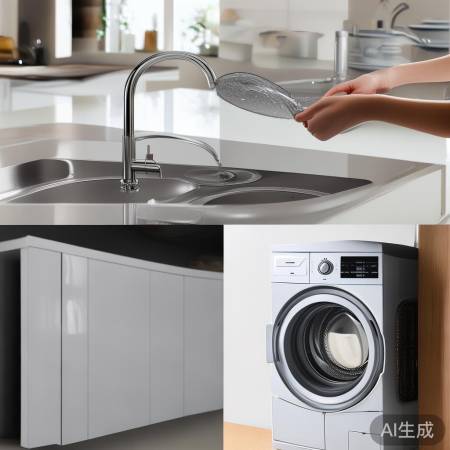 洗水池洗衣机二合一，操作简便，