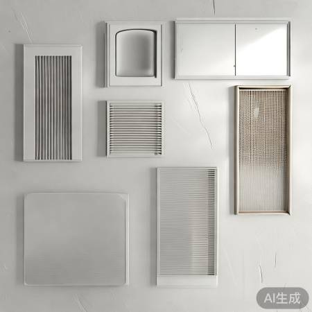 风口造型多样，风格随心选