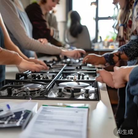 燃气灶操作场景多样