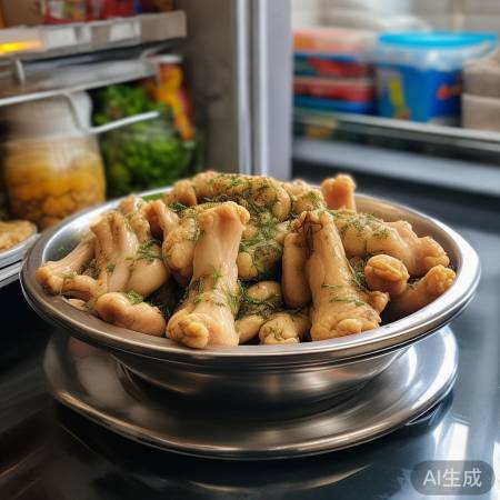 鸡爪保鲜存放小技巧
