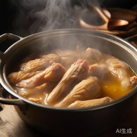 鸡爪煮熟防变质