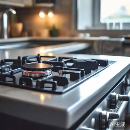 燃气灶清洁，确保点火顺畅