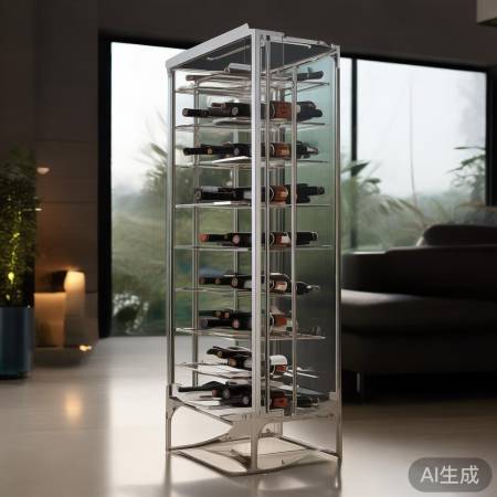 山东红酒柜定制效果图赏析：时尚家居必备！