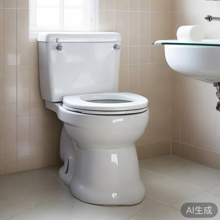 马桶定期清洁，卫生达标