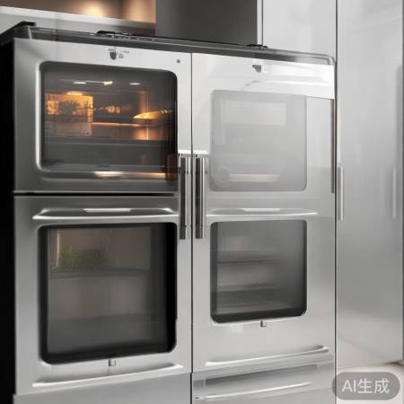 集成灶厨房新选择：冰箱集成灶图赏