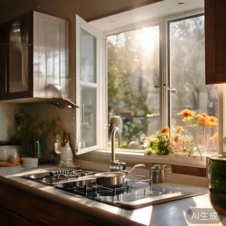 提醒楼上通风使用集成灶