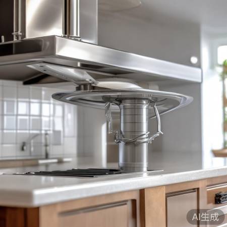 安装止逆阀防油烟倒灌