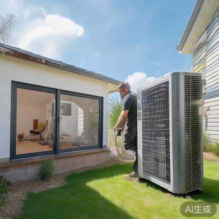 空气能热泵安装简易