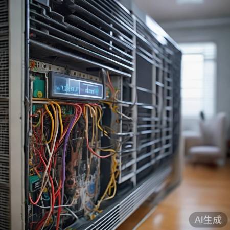 空调故障，电路短路