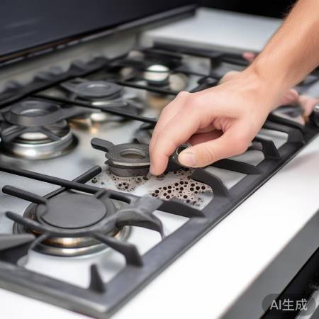 小心拆卸集成灶灶台