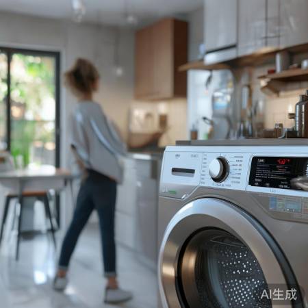 洗衣机故障，联系售后描述问题