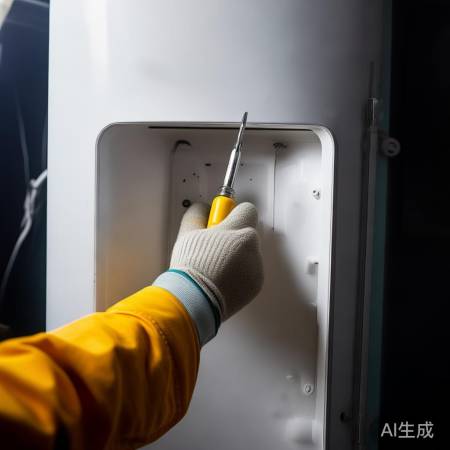 准备工具,关闭电源,找温度表