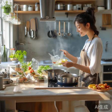 集成灶让厨房整洁,烹饪更快乐