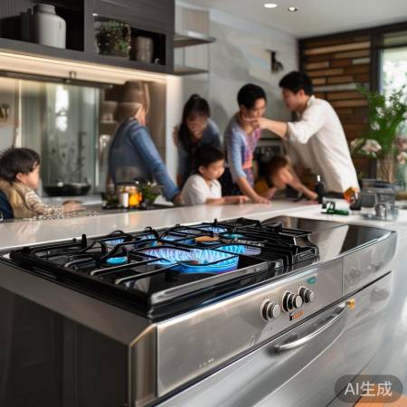 美的燃气灶204评测：高效节能，安全可靠家用好选择