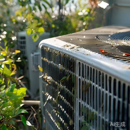 空调外机散热受阻