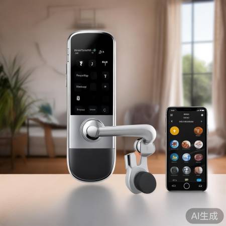 玥玛锁：大屏易操作，远程控制安