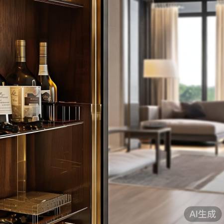 酒柜置物架，实用生活美学