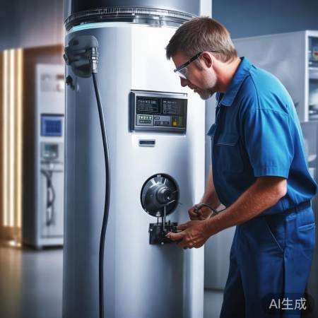 检查控制器模块，重启热水器