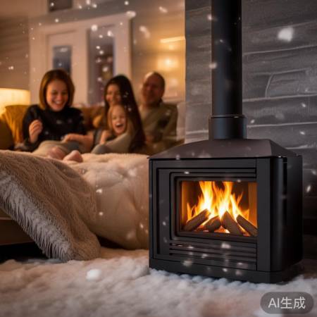 壁炉热水器，温暖冬日时光