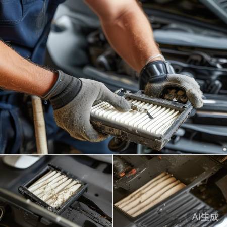 更换滤芯，清理旧滤芯