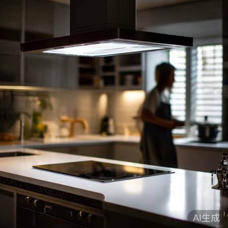 正确开关油烟机电源灯