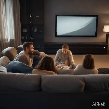 “保持电视舒适距离”