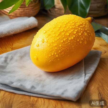 洗净晾干防芒果腐