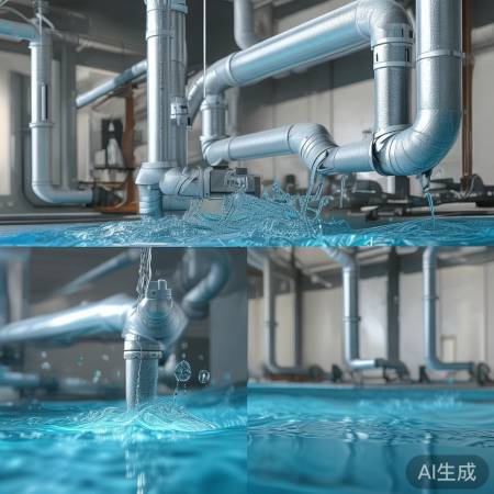 管道设计不合理，易倒流