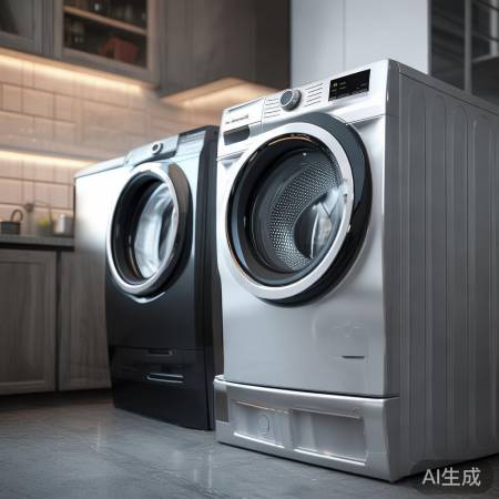 美的变频洗衣机,洗净比108,