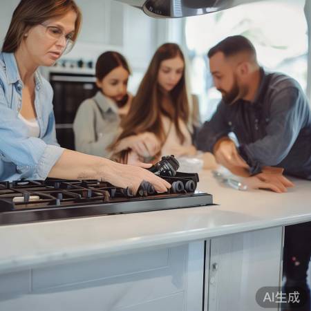 燃气接口检查，安全无小事