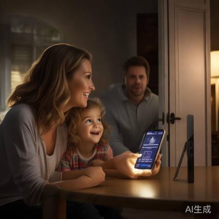 手机解锁，妈妈贴心关怀