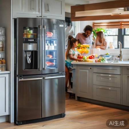 大容量冰箱，生活轻松愉快