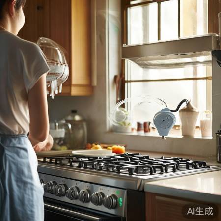 燃气灶用后通风很重要