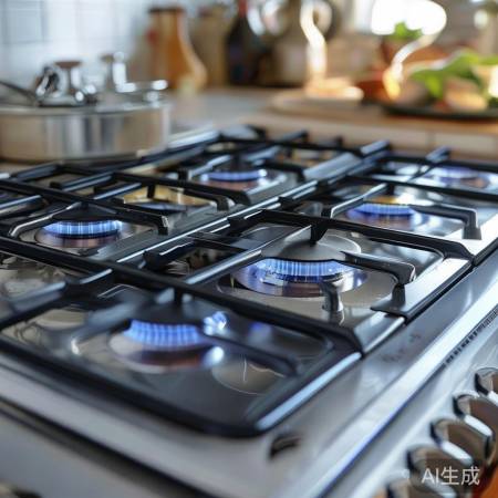 “扬子燃气灶易清洁，做饭更轻松