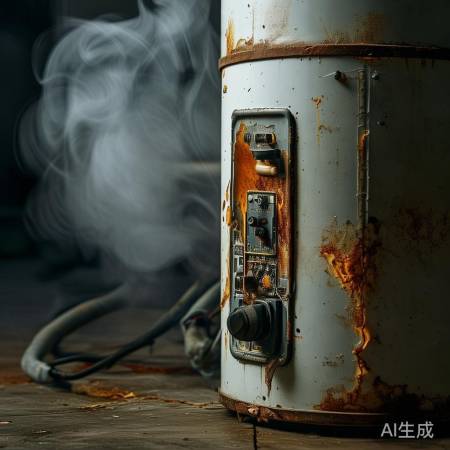 热水器功率超标，加速老化。