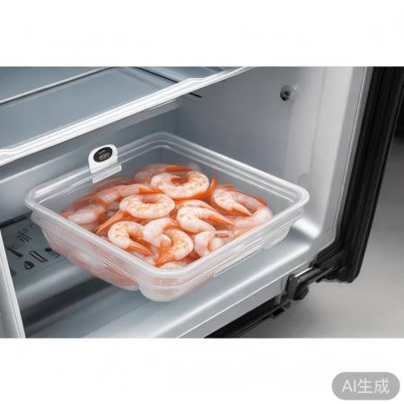 “虾单独存，防串味”