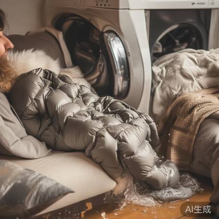 轻松清洗羽绒衣,舒适又省心