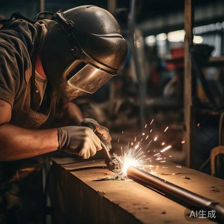 焊接炮钉，确保牢固