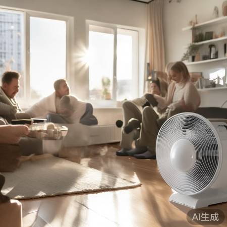 “空调扇使用通风提示”