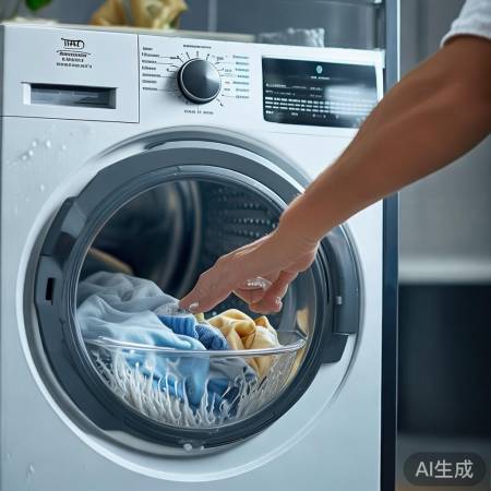 脱水旋转甩干，注意材质时长