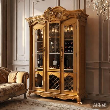法式红酒柜,浪漫家居必备