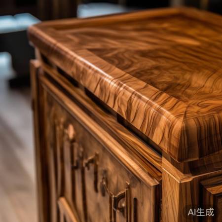 红酒柜外箱：实木艺术品