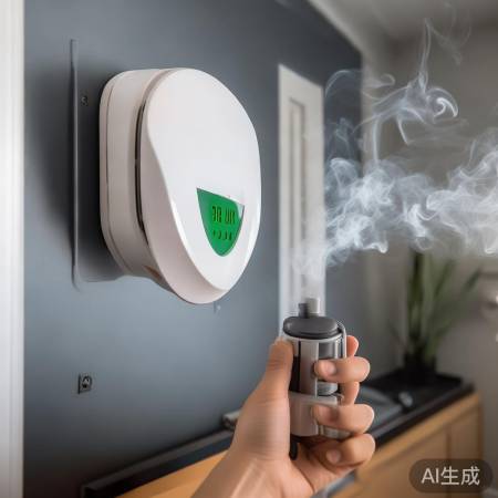 烟感测试成功,安装完成