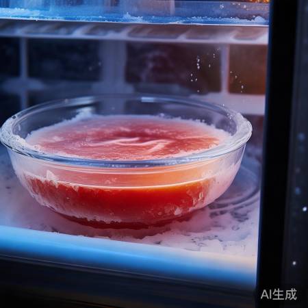 冰箱门开关致肉汁凝固