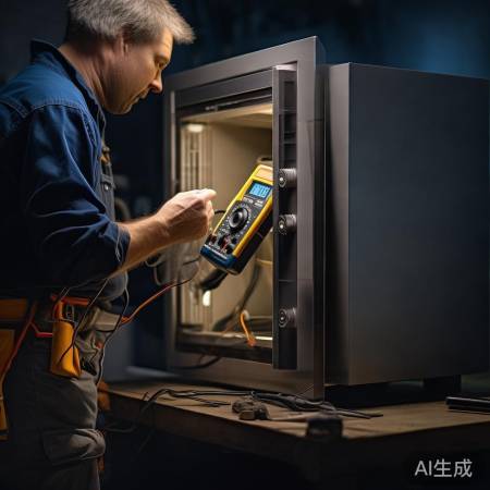 保险柜灯泡不亮，电路需检查