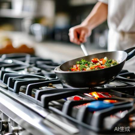 燃气灶烹饪技巧：中小火翻动防糊